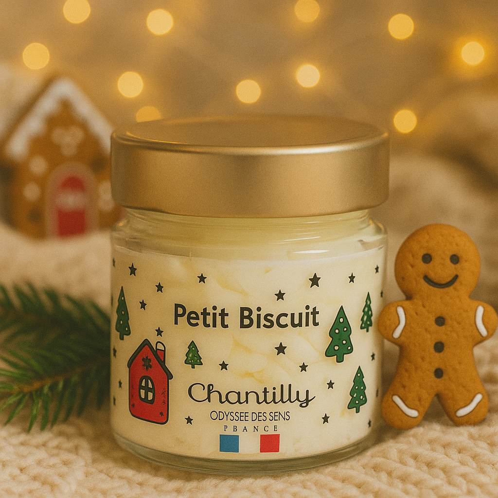 BOUGIE CHANTILLY GOURMANDE - PETIT BISCUIT