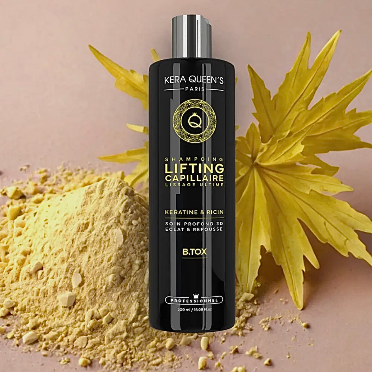 SHAMPOING LIFTING KÉRATINE & RICIN POUSSE DE CHEVEUX - LISSAGE ULTIME