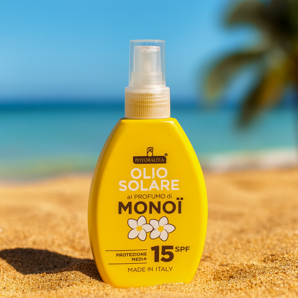 HUILE SOLAIRE - PARFUM MONOÏ SPF 15