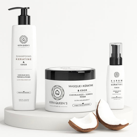 ROUTINE COMPLÈTE KÉRATINE & COCO - CHEVEUX SECS/TERNES