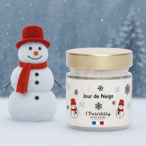 BOUGIE CHANTILLY GOURMANDE - JOUR DE NEIGE