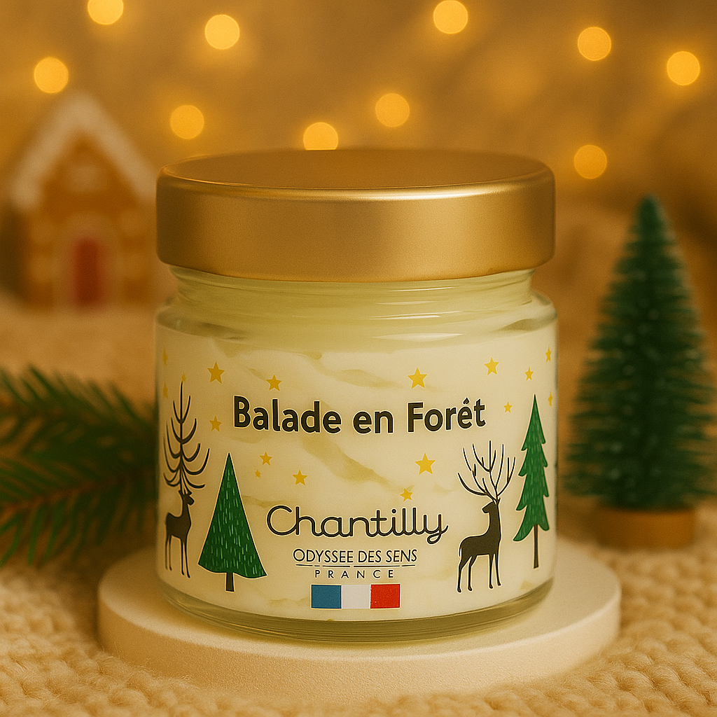 BOUGIE CHANTILLY GOURMANDE - BALADE EN FÔRET