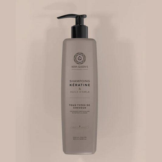 SHAMPOING KÉRATINE & HUILE D'AMLA - CROISSANCE & ENTRETIEN LISSAGE
