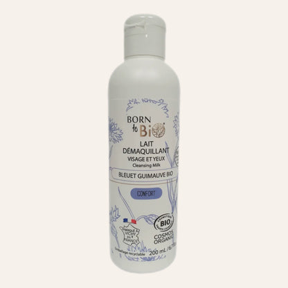 LAIT DÉMAQUILLANT BLEUET GUIMAUVE BIO