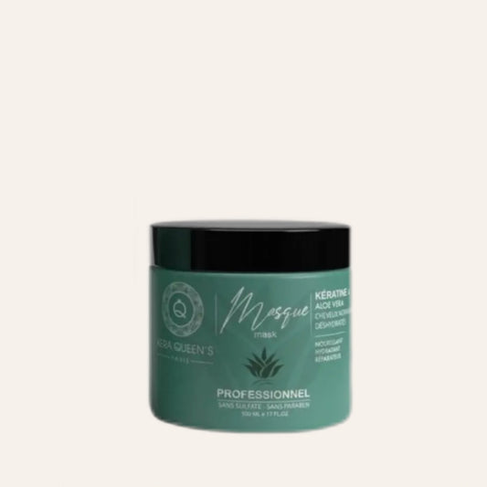 MASQUE KÉRATINE ET ALOÉ VERA - NOURISSANT HYDRATANT & RÉPARATEUR