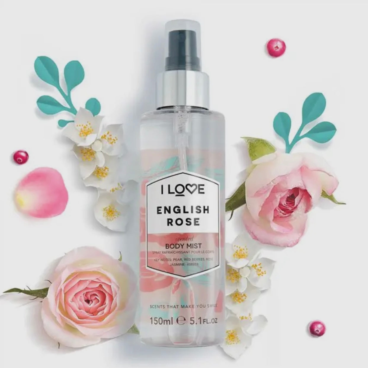 BRUME PARFUMÉE ROSE ANGLAISE