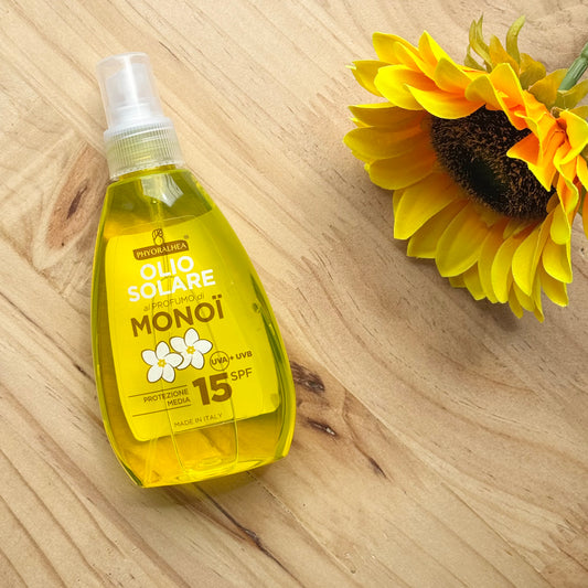 HUILE SOLAIRE - PARFUM MONOÏ SPF 15